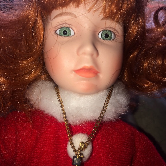 Brinn's Collectable Porcelain Doll December Birthstone Collection - Picture 2 of 10
